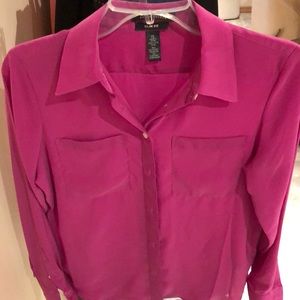 Fuschia Ralph Lauren shirt